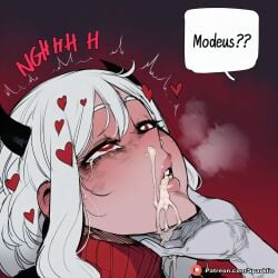 futanari futanari_only futa futa_only breasts patreon penis girly balls self_upload ai_generated highres high_resolution stable_diffusion dickgirl huge_breasts huge_boobs huge_ass huge_cock huge_balls huge_butt huge_thighs huge_penis huge_testicles medium_breasts medium_penis medium_ass sexy horny cock worship futa_sans_pussy muscular 1futa girl waifu_diffusion waifu anime anime_style hentai 1girl boobs curvaceous curvaceous_figure curvaceous_female curvaceous_body female female_focus shiny vagina voluptuous voluptuous_female big_breasts big_ass fit_female hourglass_figure pussy clitoris ai_assisted uncensored caption dialogue comic comic_page manga manga_page text text_bubble speech_bubble story 1girls sparklie modeus_(helltaker) helltaker helltaker_(character) white_hair succubus succubus_horns succubus_tail tail demon demon_girl demoness demon_tail red_pupils red_eyes heart_eyes horns demon_horns lucifer_(helltaker) cum_in_mouth close-up face_focus futa_on_female futa_with_female