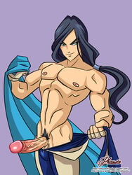 1boy big_penis gay helia_(winx_club) male male_only muscles phausto solo winx_club