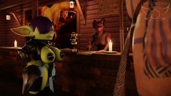 16:9 3d 3d_(artwork) 3d_animation 4_fingers 5_fingers animated areola areolae armor barn_(palewdasarts) big_areola big_balls big_breasts big_ears big_penis biped blush bottomwear deepthroat druid enna_(palewdasarts) fantasy female genitals goblin goblin_female green_skin hi_res human impractical_armor knight kobold larger_male male mostly_clothed_female mostly_nude_male oral oral_penetration oral_sex palewdas_arts penis purple_eyes purple_hair shortstack skimpy skimpy_armor skimpy_clothes smaller_female sound tagme unconvincing_armor video