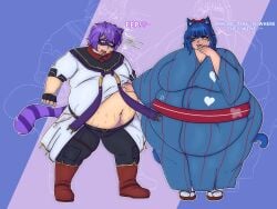 bbw belly belly_hair belly_stuffing big_belly chubby chubby_male commission fat_femboy femboy hispanic hispanic_male hispanic_virtual_youtuber indie_virtual_youtuber katmissk4tt666 kimono latino latino_femboy latino_male light-skinned_femboy neko obese_female original_character raccoon raccoon_boy ringtail_(vtuber) stretch_marks stuffed_belly teasing trans_woman vtuber