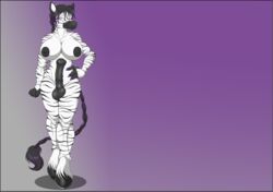 anthro dickgirl furry furry_only futanari gynomorph intersex tagme veronika_zebra wallpaper xpray zebra