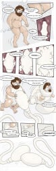 ambiguous_gender anal anal_penetration balls beard comic eipieipie english_text facial_hair featureless_face feral genitals genitals_shrinking group hi_res human identity_death internal loss_of_dexterity loss_of_speech male male/ambiguous mammal merge_tf merge_transformation merging micro nude null nullification overweight penetration penis penis_shrinking shrinking simple_background size_transformation speech_bubble sperm_cell text transformation white_background