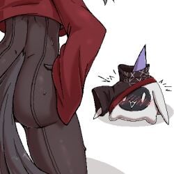 blushing dya_rikku_(vtuber) fox_tail indie_virtual_youtuber mascot tail virtual_youtuber vtuber vtuberfanart vyugen