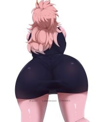 1girls ashido_mina_time-skip ass boku_no_hero_academia boku_no_hero_academia_(finale) dress female female_focus female_only female_thick_thighs long_hair mina_ashido mina_ashido_curvy_(meme) mina_ashido_time-skip misterlmaoo my_hero_academia my_hero_academia_(finale) pink_body pink_hair post-timeskip solo thick_thighs thighs wide_hips