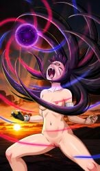 screaming charging tailed_beast_cloak red_eyes uzumaki_himawari accurate_art_style faithful_to_the_anime angry open_mouth sharp_teeth long_hair very_long_hair bbookuwatobi nude nude_female completely_nude completely_nude_female edit third-party_edit edited edited_art young teenager teenage_girl female female_only 1girls naruto naruto_(series) shonen_jump shounen_jump boruto:_two_blue_vortex nude_edit