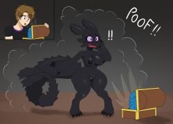 2024 anthro before_and_after black_body black_clothing black_shirt black_topwear blush breast_growth breasts clothing digital_media_(artwork) dildo dragon dreamworks european_mythology female flybeeth fury_(httyd) gender_transformation growth hi_res how_to_train_your_dragon human human_to_anthro male mammal mtf_transformation mythological_creature mythological_scalie mythology navel nipples nude poof_transformation scalie sex_toy shirt simple_background solo species_transformation surprised tail tail_growth topwear transformation trap_(contrivance) treasure_chest western_dragon