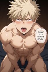 katsuki bakugou from my hero academia by senpai sauce