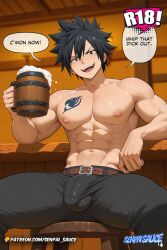 gray fullbuster from fairy tail by senpai sauce
