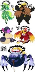 5girls 6_legs animated_skeleton anthro avian avian_demon avian_feet avian_humanoid bbw belly big_ass big_belly big_breasts big_lips big_thighs bird bird_dog bird_girl bird_humanoid bird_legs bird_tail bird_wings black_body black_skin bow brown_skin busty_feral cane cleavage demon demon_girl demon_horns equid equine equine_humanoid ethanbaron_v._nusjuro fangs feather_hair feathered_wings feathers female_only fire fire_hair fire_pubes flaming_hair flaming_tail genderswap_(mtf) glitchlord8391 green_hair green_skin green_skinned_female green_tail hagoromo hooves horns horse horse_tail huge_ass huge_breasts huge_lips huge_thighs jaygarcia_saturn mammal mammal_humanoid marcus_mars monster monster_girl mtf_crossgender multicolored_body naked naked_anthro naked_male nude nude_anthro nude_female one_piece orange_feathers overweight overweight_anthro overweight_female pig pig_ears pig_girl pig_humanoid pig_nose pig_tail pink_bow pink_lips pink_lipstick pseudo_hair pubic_hair purple_skin purple_skinned_female red_feathers red_horns rule_63 sharp_teeth shepherd_ju_peter shounen_jump simple_background suid suid_humanoid suina_humanoid suine sus_(pig) tail thick_lips thick_thighs topman_warcury translucent translucent_body translucent_skin transparent_skin tusks two_tone_body two_tone_feathers undead ushi_oni visible_skeleton white_feathers white_hair wide_hips wild_boar wings worm worm_girl yellow_feathers yellow_hair yokai