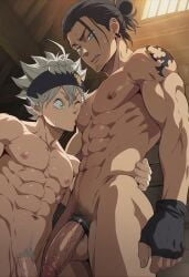 asta (black clover) from black clover by hawkchan99