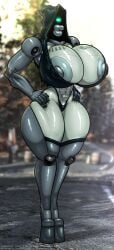 assaultron from fallout by morningstarlewds