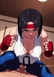 ai_generated animated big_breasts big_penis big_tits bouncing_breasts clothed clothed_female clothed_sex cowgirl_position curvy curvy_female deep_penetration dominant dominatrix erection female female_domination female_on_top femdom fight fighting fighting_stance fingerless_gloves fit fit_female from_below girl_on_top gloves hard_cock huge_breasts incoming_attack jiggle karate_gi king_of_fighters large_breasts large_penis looking_at_viewer mixed_boxing mixed_wrestling pants phantom_draft pixel_animation pixel_art pov punching_face pussy riding sex shaking smile smiley_face smiling_at_viewer snk spandex submissive_male tagme thick thick_thighs thighs tight_pants toned toned_female video yuri_sakazaki