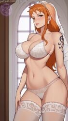 nami (one piece) from one piece by raiven