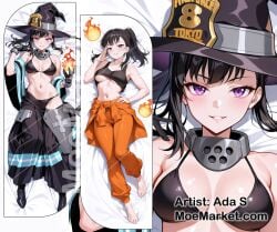 1girls adult adult_female armpits bare_armpits bare_arms bare_belly bare_chest bare_hands bare_midriff bare_navel bare_shoulders bare_skin bare_toes barefoot belly belly_button bewitching_thighs big_breasts bikini bikini_bottom bikini_top black_bikini black_bikini_bottom black_bikini_top black_hair black_hair_female black_string_bikini black_swimsuit black_swimwear breasts busty busty_female busty_girl child_bearing_hips collarbone curvaceous curvaceous_body curvaceous_female curvaceous_figure curvaceous_hips curvy curvy_body curvy_female curvy_figure curvy_hips digital digital_art digital_drawing digital_drawing_(artwork) digital_media digital_media_(artwork) elbows enen_no_shouboutai exposed_armpits exposed_arms exposed_belly exposed_chest exposed_midriff exposed_navel exposed_shoulders exposed_skin exposed_toes feet female female_focus female_only fertile_hips fire fire_force firefighter flames full_body groin half_naked half_nude halterneck hand_on_hip hand_on_own_hip hand_on_own_waist hand_on_waist head_tilt high_resolution highres hourglass_figure inframammary_fold inguinal_crease inguinal_ligament knee_up large_boobs large_breasts lean_figure linea_alba lips long_hair looking_at_viewer lying lying_down lying_on_back lying_on_bed maki_oze mature mature_female midriff moe_market naked naked_female naked_woman narrow_waist navel neck_guard nude nude_female nudity on_back parted_lips plump_breasts ponytail purple_eyes purple_eyes_female saluting semi_nude shiny_belly shiny_breasts shiny_hair shiny_shoulders shiny_skin shiny_thighs shoulders simple_background slender_body slender_waist slim_waist smile smiley_face smiling smiling_at_viewer soldier solo stomach string_bikini swimsuit swimwear thick_thighs thighs tilted_head toes underboob white_background wide_hips witch_hat