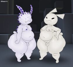 axoarts bunny deep_sea_bunny_(pressure) duo furry gubby gubby_(roblox) gubby_(species) male micro_penis micropenis naked nude penis pressure_(roblox) roblox roblox_game small_penis tagme