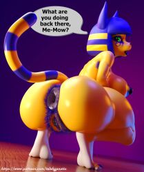 ankha from animal crossing by telehypnotic