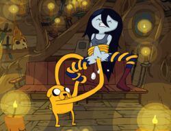 adventure_time animated cum cum_in_pussy cum_inside jake_the_dog marceline mrpenning sex tagme