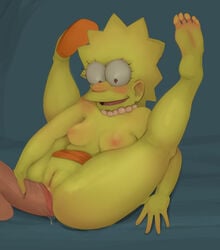 anal bload_esefo cum lisa_simpson the_simpsons yellow_body