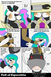 2016 alicorn anal anal_sex anthro anthrofied armor blush bondage bound breasts broken_horn collar comic cutie_mark dildo elbow_gloves equine fall_of_equestria female friendship_is_magic gloves headgear helmet horn latex latex_gloves mammal my_little_pony nude penetration ponkpank princess_celestia_(mlp) pussy pussy_juice rubber sex_slave sex_toy slave sweat tail_wraps wings wraps