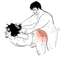 anal anal_sex anal_sex bruised_ass bruises game_of_thrones jon_snow male male/male male_only ramsay_bolton rough_sex