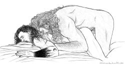 anal anal_sex anal_sex big_dom_small_sub game_of_thrones gay gay_sex jon_snow louhetar male male/male male_only smaller_penetrated tormund_giantsbane