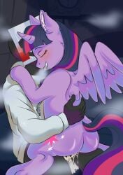 1boy 1boy1girl ass cakeplayer101 cum cum_in_pussy female female male my_little_pony penetration pony princess sex twilight_princess twilight_sparkle_(mlp) vaginal_penetration zoophilia