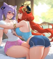 keqing (genshin impact) from genshin impact by depressu