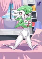 breasts breasts_out female gardevoir nude_female pokemon pokemon_(species) pussy sourpusscheers teasing vagina