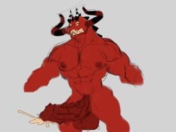 1boy 1male 2024 anthro anthro_focus anthro_only anthro_solo balls completely_nude completely_nude_male cum demon demon_boy demon_humanoid digital_drawing_(artwork) digital_media_(artwork) erect_penis erection fangs glans helluva_boss horns huge_cock huge_cock humanoid_genitalia humanoid_penis leaking_cum lemonismonster male male_anthro male_focus male_only nipples nude nude_anthro nude_male penile penis penis_out satan_(helluva_boss) solo solo_anthro solo_focus solo_in_panel solo_male solo_male testicles vein veiny_penis