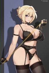 evelyn chevalier from zenless zone zero by hioyami