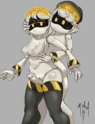 1boy1girl male/female murder_drones n_(murder_drones) tagme v_(murder_drones)