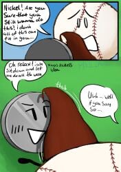 2boys 2d adamation_inc. baseball_(ii) dialogue digital_media_(artwork) hyper_penis ii imminent_sex inanimate_insanity male male_only nickel_(ii) object_shows p1x_tuber penis tagme tentacle tentacle_penis throb throbbing throbbing_penis toony