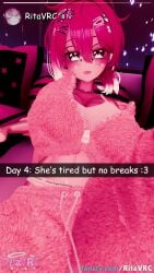 big_breasts big_thighs cleavage glasses high_quality high_resolution missionary penetration penis_in_pussy pink_eyes pink_hair pink_nipples plot pussy ritavrc sleep_sex sleeping tagme tattoo tattoos twitter video virtual_youtuber vrchat vrchat_avatar vrchat_model vtuber