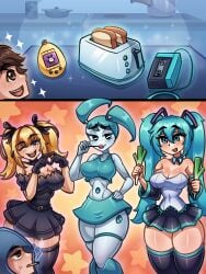 1boy ani_(twitter) ani_(xai) ass big_ass big_breasts big_butt big_thighs breasts crossover female grok grok_(twitter) grok_(x) grok_(xai) hatsune_miku jenny_wakeman male my_life_as_a_teenage_robot nickelodeon sega tagme thighs vocaloid x_(social_media) xai_(company)