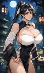 1girls ai_generated big_breasts breasts breasts_bigger_than_head breasts_exposed breasts_out china_dress chun_yan_(shuumatsu_no_valkyrie) cleavage exposed_breasts female female_focus gigantic_breasts hanging_breasts huge_breasts large_breasts milf oppai qipao record record_of_ragnarok shuumatsu_no_valkyrie uncensored voluptuous voluptuous_female