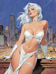 emma frost from marvel by nhoeskape