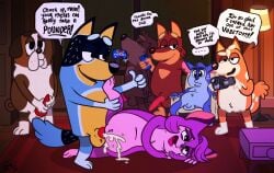 2025 3_toes 4_fingers alcohol anthro anthro_on_anthro anthro_penetrated anthro_penetrating anthro_penetrating_anthro arm_tuft armchair australian_cattle_dog australian_kelpie ball_tuft balls bandit_heeler beer being_watched beverage big_balls big_eyes big_penis biped bird_dog black_body black_eyes black_fur black_nose black_tail black_text blue_balls blue_body blue_eyebrows blue_fur blue_markings blue_nose blue_penis blue_tail bluey_(series) bodily_fluids brown_body brown_ears brown_eyebrows brown_fur brown_nose brown_tail bulldog camera can canid canine canis carpet cattledog chair cheek_tuft chest_tuft chilli_heeler chin_tuft chinchilla chinchillid chinny_chilla chip_chilla_(series) chum_chum_chilla closed_eyes container cornelius_(bluey) crossover cuckold cuckquean cum cum_in_vagina cum_inside cum_on_ground cum_splatter curled_tail dark_body dark_fur dialogue digital_drawing_(artwork) digital_media_(artwork) domestic_dog door drinking drinking_alcohol ellipsis english_text erection extended_arms eyebrows facial_tuft featureless_chest feet female female_penetrated fido_(bluey) fingerless_(marking) fingers flat_chested floor floppy_ears fur fur_tuft furniture genital_fluids genitals gesture giovannidamilano glistening glistening_nose gloves_(marking) group hair half-closed_eyes hand_gesture hand_on_own_penis hand_on_penis head_tuft herding_dog holding_camera holding_can holding_container holding_object hunting_dog husband inside internal_wall interspecies iris knot labrador lamp leaning leaning_backward leg_glider_position leg_grab leg_markings light_body light_fur light_hair looking_at_another looking_pleasured lying lying_on_ground male male/female male_penetrating male_penetrating_female mammal markings mastiff masturbation mature_anthro mature_female mature_male molosser monotone_balls monotone_genitals monotone_hair monotone_knot monotone_penis monotone_tail mouth_closed multicolored_body multicolored_fur name_drop name_in_dialogue narrowed_eyes no_pupils notched_ear nude nude_anthro nude_female nude_male on_chair on_ground on_side open_mouth open_smile orange_body orange_fur orange_inner_ear orange_markings orange_tail overweight overweight_anthro overweight_female overweight_male pastoral_dog penetration penile penile_masturbation penis penis_grab penis_size_difference pink_body pink_fur pink_markings plantigrade plump_labia pointy_ears prick_ears pupils purple_body purple_ears purple_eyebrows purple_fur purple_hair purple_nose raised_eyebrow raised_leg recording red_knot red_penis red_tongue retriever rodent rusty's_dad_(bluey) saggy_balls sex shadow shadowed_eyes sheepdog short_hair short_tail shoulder_tuft signature sitting sitting_on_armchair sitting_on_chair small_penis smile smiling_at_another snout socks_(marking) speech_bubble spots spotted_markings spotted_tail spread_legs spreading standing straight_legs tail tail_markings talking_to_another tan_eyebrows text text_emphasis text_on_can text_on_container thanking thick_eyebrows thigh_grab thumbs_up toes tongue tuft two_tone_body two_tone_fur two_tone_tail underline vaginal_penetration voyeur vulva wall_(structure) white_balls white_body white_fur white_markings white_pupils white_sclera white_speech_bubble white_spots white_text wife yellow_body yellow_fur yellow_inner_ear