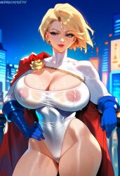 power girl from dc by hellblueboy4