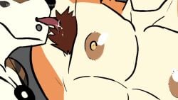 16:9 2025 2d_animation abs animated anthro areola armpit_fetish armpit_hair armpit_lick armpit_play backwards_baseball_cap backwards_hat baseball_cap biceps binder_(object) black_areola black_bottomwear black_clothing black_hair black_nipples black_pants black_shirt black_tank_top black_topwear black_wristband black_wristwear blonde_highlights blue_clothing blue_eyes blue_shirt blue_tank_top blue_topwear blush bodily_fluids body_hair book bookshelf bottomwear brown_body brown_fur bulge chalkboard clothing collared_shirt condom_wrapper credits deltoids detailed_bulge domestic_cat dress_shirt ear_markings ear_piercing english_audio eyebrow_slit eyebrows eyewear facial_piercing felid feline felis fur furgonomic_pants furgonomic_shorts furniture gauged_ear genital_fluids genitals glasses gloves_(marking) green_eyes green_necktie grey_bottomwear grey_clothing grey_shorts group hair hand_on_another's_penis hand_on_penis handjob hat headgear headwear hi_res highlights_(coloring) holding_book holding_bulge holding_object industrial_piercing kyo_(kiasano) laboratory larger_anthro larger_male leaking_precum licking lip_piercing lip_stud locker long_playtime low-angle_view male male/male mammal markings masturbation motion_lines multicolored_body multicolored_fur muscular muscular_anthro muscular_male mustelid necktie neckwear nipples nude omyurice orange_body orange_fur otter pants pecs penile penis penis_pump piercing precum preview red_bottomwear red_clothing red_hat red_headwear red_shirt red_shorts red_topwear round_glasses sex sex_toy shirt shorts size_difference smaller_anthro smaller_male sound sound_warning striped_body striped_fur stripes tagme tan_body tan_fur tank_top text tongue tongue_out topwear trio two_tone_body two_tone_fur url vibrator video white_lab_coat widescreen worm's-eye_view wristband yelling zeke_(barazokudex)