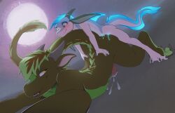 anal anal_orgasm anal_sex anthro anthro_on_anthro anthro_penetrated anthro_penetrating anthro_penetrating_anthro ass bioluminescence bodily_fluids claws cum cum_in_ass cum_inside cum_on_butt cum_on_ground digitigrade dragon drakawa duo ejaculation erection fangs finger_claws from_behind_position genital_fluids genitals glowing glowing_cum green_body green_scales hands-free horn kawa_(drakawa) larger_penetrated leaking_cum looking_at_another male male/male male_penetrated male_penetrating male_penetrating_male mythological_creature mythological_scalie mythology orgasm penetration penis pink_body pink_eyes raised_tail scales scalie sex shaded size_difference smile snout sun tail tail_tuft teeth toe_claws tuft unusual_bodily_fluids unusual_cum unusual_genital_fluids wingless_dragon yellow_eyes