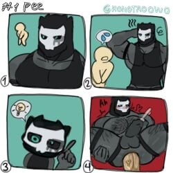 anal anal_sex apzapuru bara big_bottom_small_top comic comic_page comic_strip cum cumming_from_anal cumming_from_anal_sex cumshot gay gay_anal gay_sex hairy hairy_male male muscular muscular_male penis small_top_big_bottom spread_legs spreading tank_top veiny_penis