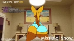 1girls 2025 animated arms_behind_head ass ass_built_separately ass_shake australian back_view backside bed bedroom big_ass big_butt breasts clapping_butt clapping_buttocks clapping_cheeks didi_kay female female_only furry hand_on_hips huge_ass huge_butt kangaroo kangaroo_ears kangaroo_humanoid kangaroo_tail lamp light_blue_clothing light_blue_shirt light_blue_shorts oc orange_body orange_fur original_character shaking_ass shaking_butt sound sound_edit sound_effects springtron stream_chat streamer streaming tagme tansau text textless thick_thighs video wide_hips