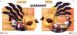 cynthia (pokemon) from nintendo by m jr art