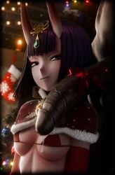shuten douji (fate) from christmas by dkclaude3d