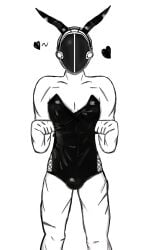 adult black_white bondrewd bunny_ears bunnysuit cute dick lazy_art made_in_abyss masculine_male masked masked_male masked_men no_nude shine