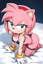 amy rose from sega by pinku
