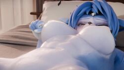 2025 3d 3d_animation animated anthro background blue_fur female fur krystal krystal_(star_fox) nude nude_female sanomaly star_fox tagme video white_fur