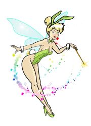 bunny_costume bunny_ears bunny_girl bunnysuit disney_princess fae faerie fairy fairy_dust fairy_wings fey high_heels inspector97 magic_wand peter_pan_(disney) pixie smiling_at_viewer thick_ass thick_thighs tinker_bell visible_cleavage