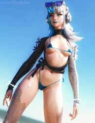 1female 1females 1girls 3d 3d_(artwork) 3d_model 3d_render 3dcg 3dx 4tease7en agent_4_tea_se7en armwear asian asian_female athletic athletic_female bangs barely_clothed barely_contained barely_contained_breasts barely_covered beach beach_background beautiful beautiful_females beautiful_girl belly belly_button bikini bikini_bottom bikini_top black_armwear blue_and_white_hair blue_lips blue_lipstick blue_swimsuit blue_swimwear breasts camel_toe cameltoe comic_book_character curvaceous curvy curvy_body curvy_female curvy_figure cute cute_face eyelashes female female_focus female_only fit fit_female g-string g-string_bikini girl girly headphones headphones_on_head high_resolution highres hourglass_figure hourglass_figured_female korean korean_female kpop kpop_girl leopard_print leopard_print_bikini leopard_print_bra leopard_print_thong lips lipstick long_hair low-angle_view luna_snow luna_snow_(cool_summer) luna_snow_(marvel_rivals) makeup marvel marvel_comics marvel_rivals micro_bikini multicolored_eyes multicolored_hair navel netease_games oiled oiled_body oiled_skin perky_breasts perky_tits petite petite_body petite_breasts petite_female petite_girl petite_tits render rendered scantily_clad shiny_skin skinny skinny_female skinny_girl skinny_waist slim slim_female slim_girl slim_waist small_bikini small_boobs small_breasts small_tits small_waist solo solo_female standing summer sunglasses sunglasses_on_head swimsuit swimwear thick_thighs thigh_highs thighhighs thighs thin thin_arms thin_female thin_waist thong thong_bikini thong_panties tight tight_bikini tight_body tight_bottomwear tight_clothes tight_clothing tight_fit tight_pussy tiny_bikini two-tone_hair video_game video_game_character video_game_franchise video_games white_and_blue_hair