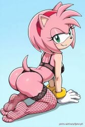 amy rose from sega by pinku
